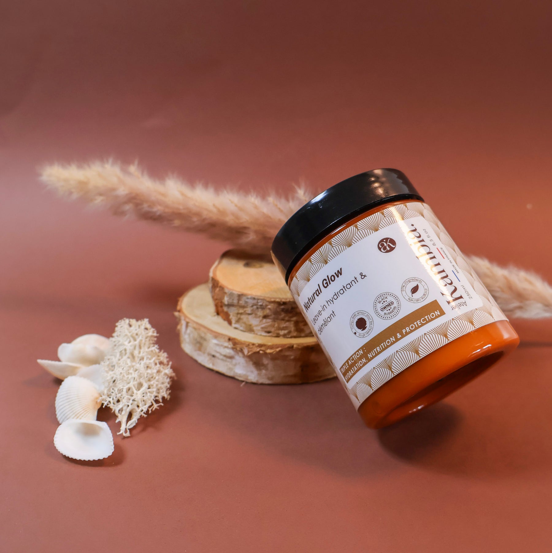 Leave-In Hydratant Cheveux Crépus 250 ml – Natural Glow