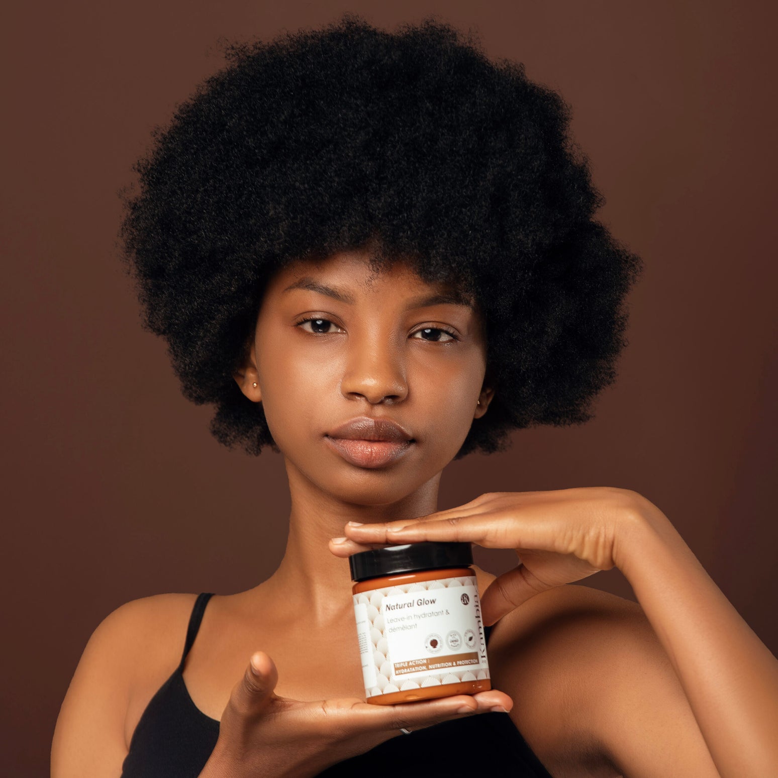 Leave-In Hydratant Cheveux Crépus 250 ml – Natural Glow