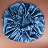 Bonnet en Satin Réversible avec Cordon Réglable – TU
