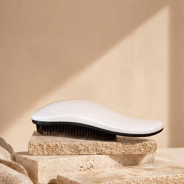 Brosse Incurvée Anti-Casse Personnalisable – Cheveux Bouclés, Frisés & Crépus