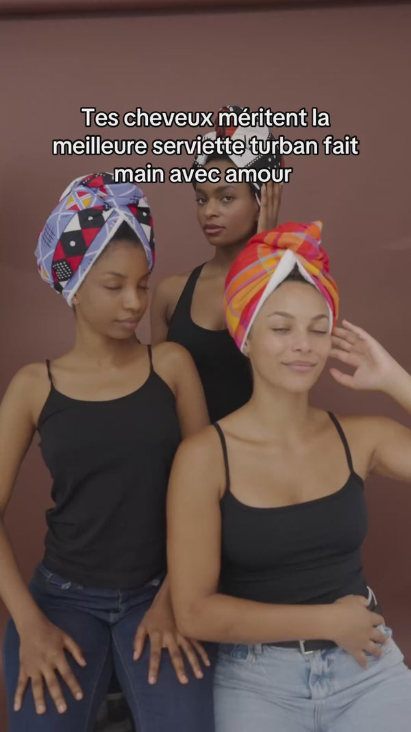 Serviette Turban en Microfibre
